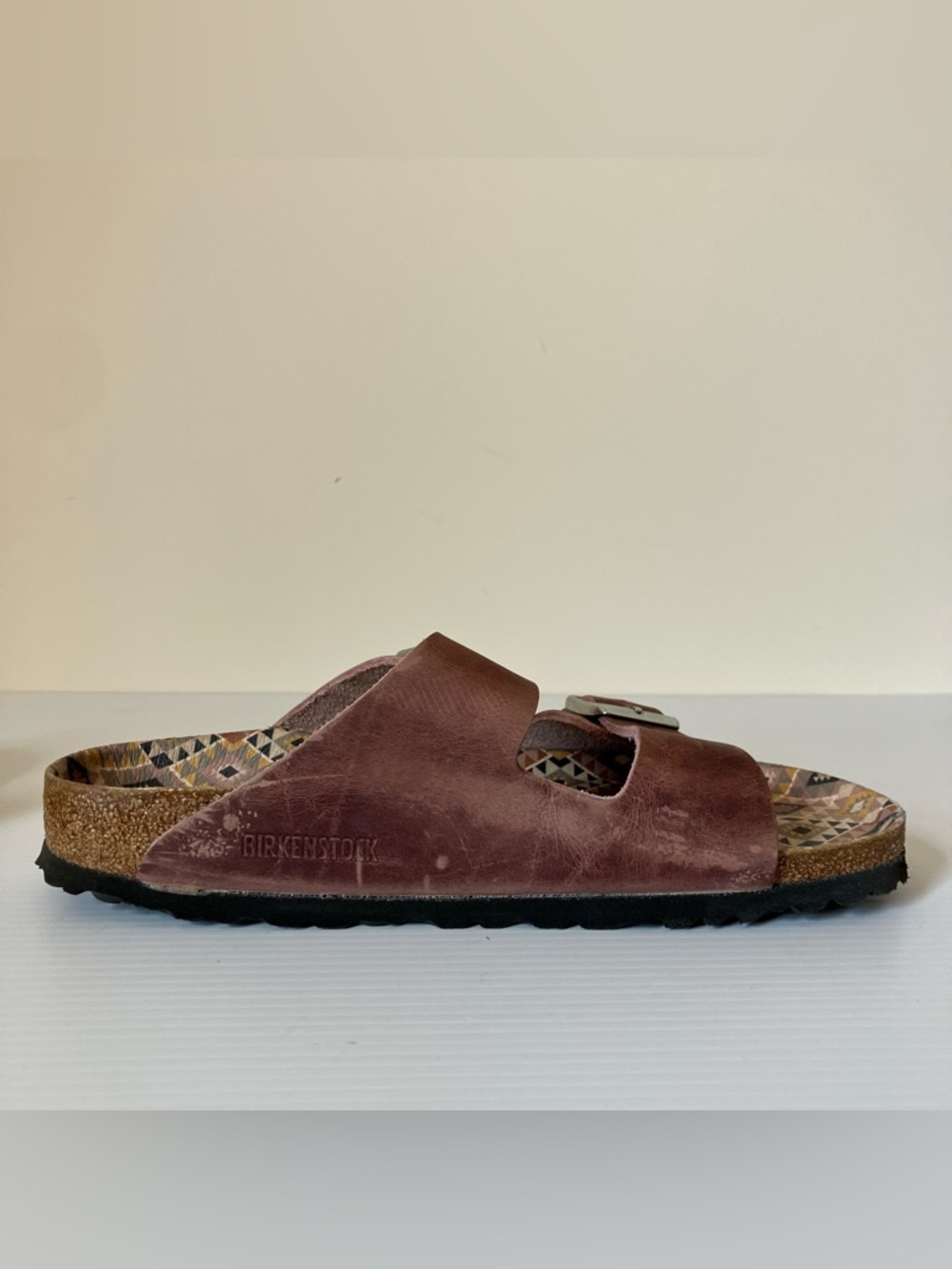 Birkenstock Arizona Oiled Leather Lavender Blush Sandals size 11 - Picture 8 of 10